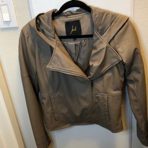 Faux leather jacket